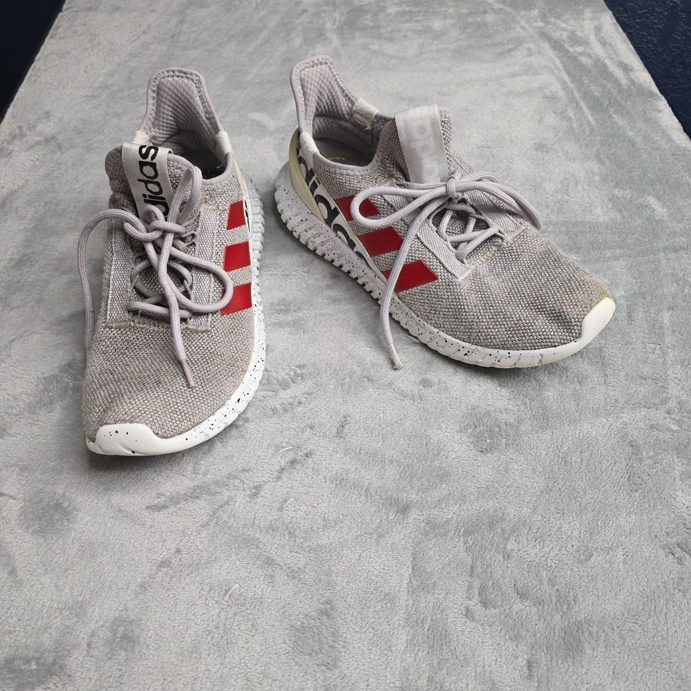Adidas Men's Kaptir 2.0 running shoes (grey & vivid red) colorway Size Men 10 US